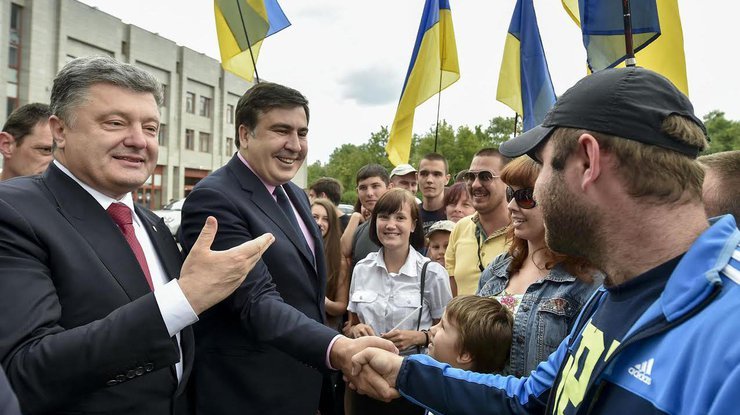 Михаил Саакашвили - губернатор Одесской области. Его первое интервью (Видео)