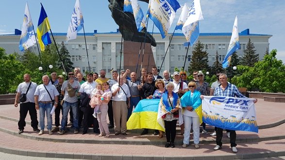 Наголос громадянського спротиву на відміну від запорізького формалізму змістився до Бердянську (Фото. Відео)